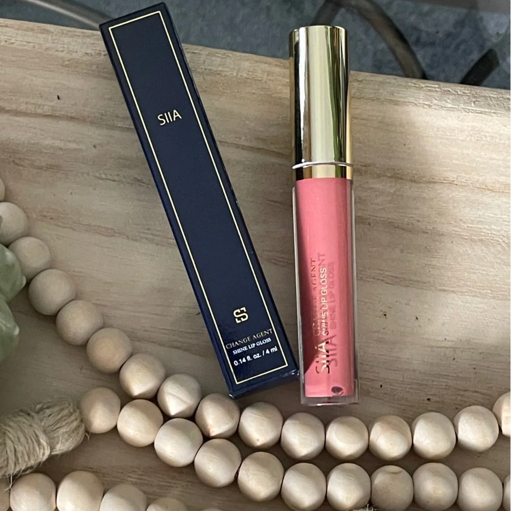 SIIA Cosmetics Change Agent Shine Lip Gloss G 01 Dazzling Coral